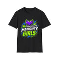 NoTolerated's Naughty Girls Black Graphic T-Shirt