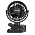 Senelux 5" Wireless Clip-On Fan