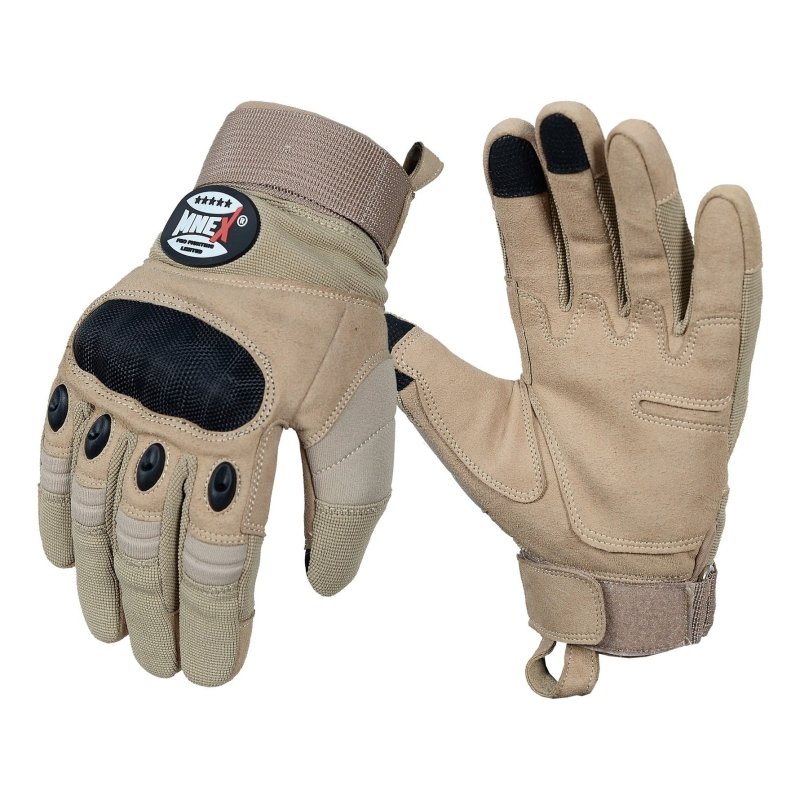 Men's Touchscreen Hiking Gloves - Waterproof Outdoor Sports Gloves Size - S-M-L-XL Tan